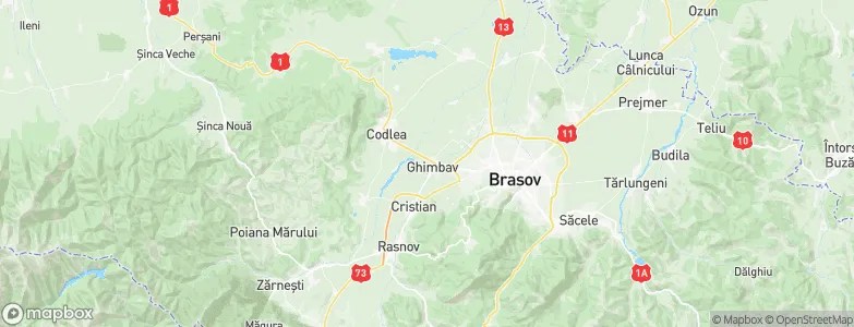 Ghimbav, Romania Map
