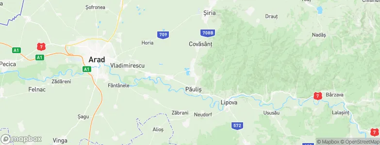 Ghioroc, Romania Map