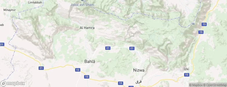 Ghubrat Tanūf, Oman Map
