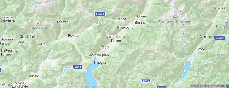 Gianico, Italy Map