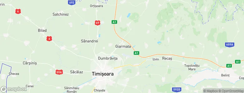 Giarmata, Romania Map