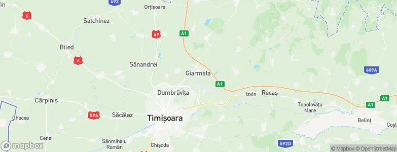 Giarmata-Vii, Romania Map