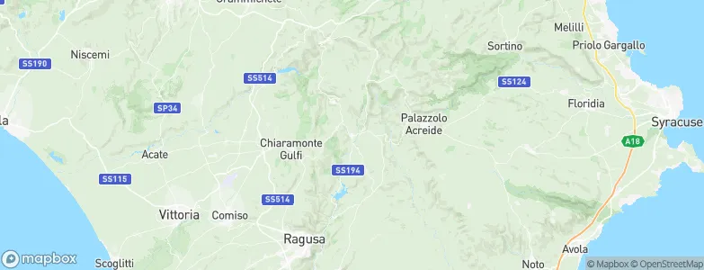 Giarratana, Italy Map