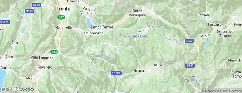 Giaugo, Italy Map