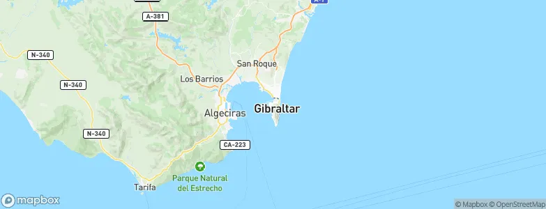 Gibraltar, Gibraltar Map