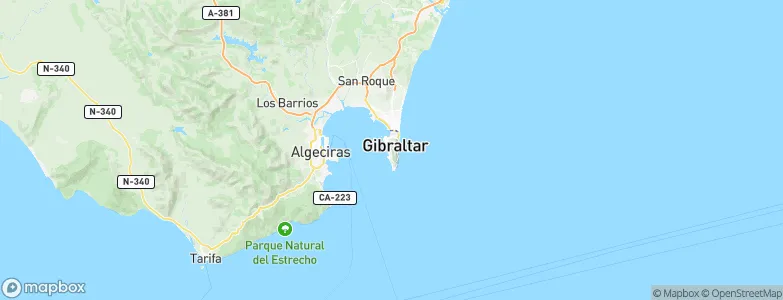 Gibraltar, Gibraltar Map