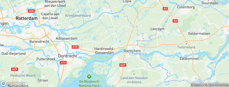 Giessenburg, Netherlands Map