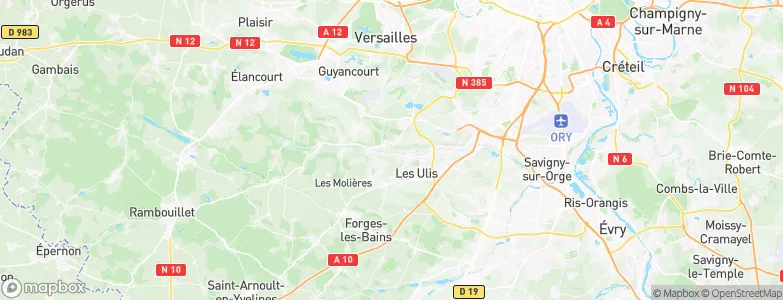 Gif-sur-Yvette, France Map