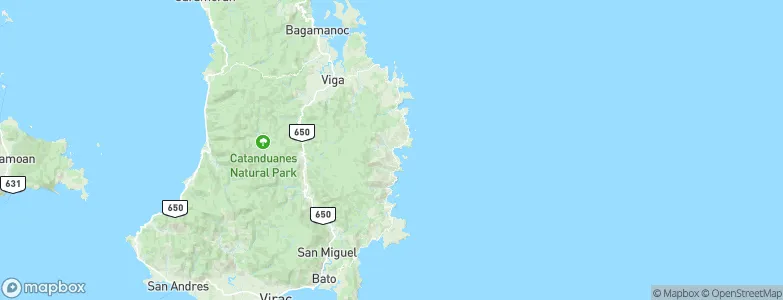 Gigmoto, Philippines Map