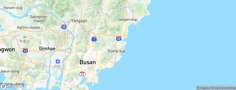 Gijang, South Korea Map