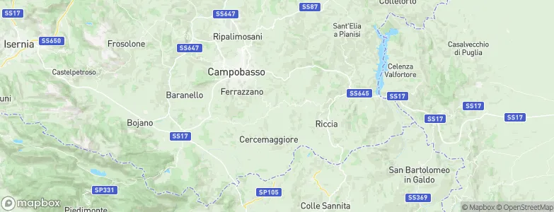 Gildone, Italy Map