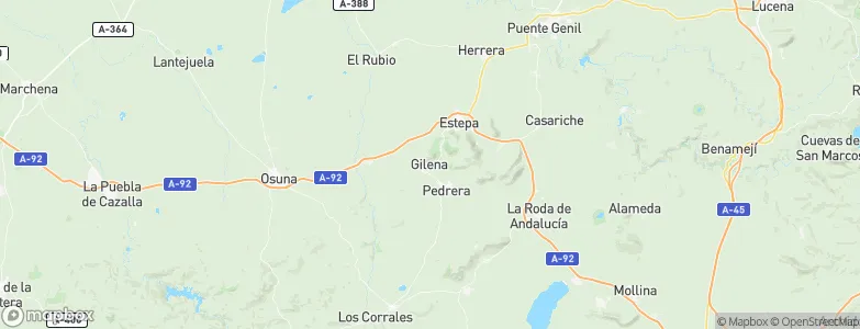 Gilena, Spain Map