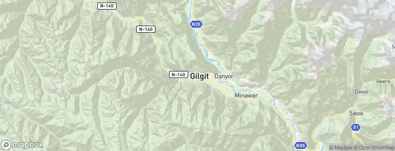 Gilgit, Pakistan Map
