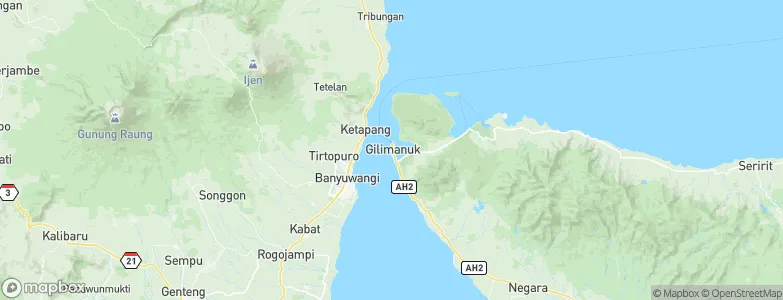 Gilimanuk, Indonesia Map