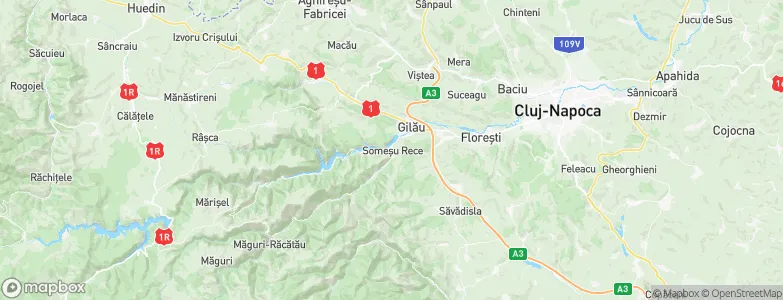 Gilău, Romania Map