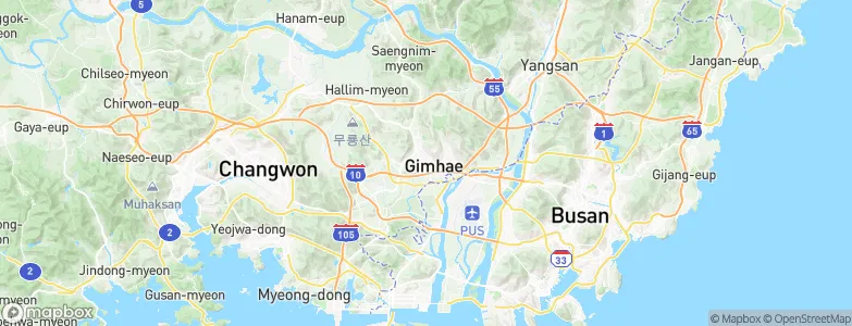 Gimhae, South Korea Map