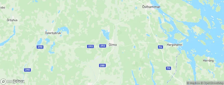Gimo, Sweden Map