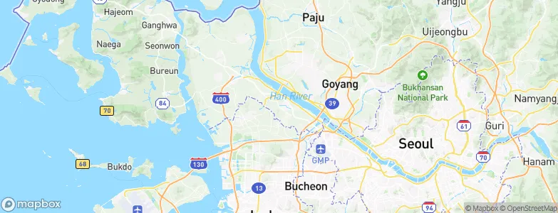 Gimpo-si, South Korea Map