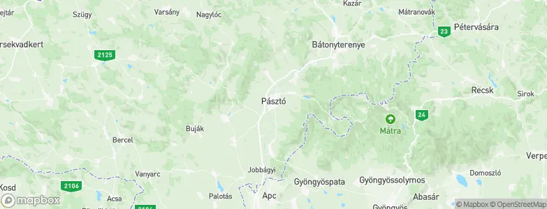 Gindeletanya, Hungary Map