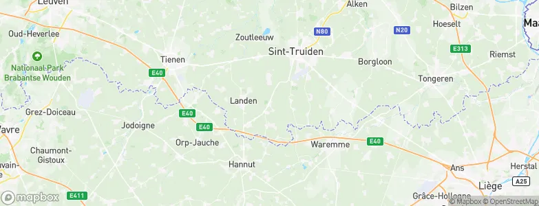 Gingelom, Belgium Map