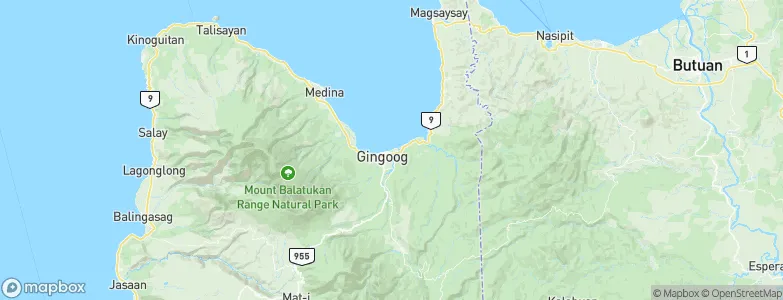 Gingoog City, Philippines Map