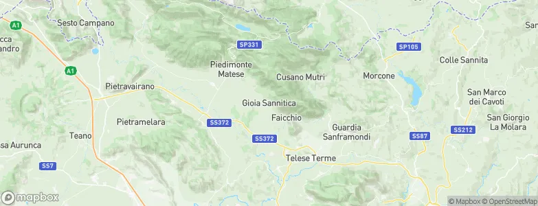 Gioia Sannitica, Italy Map