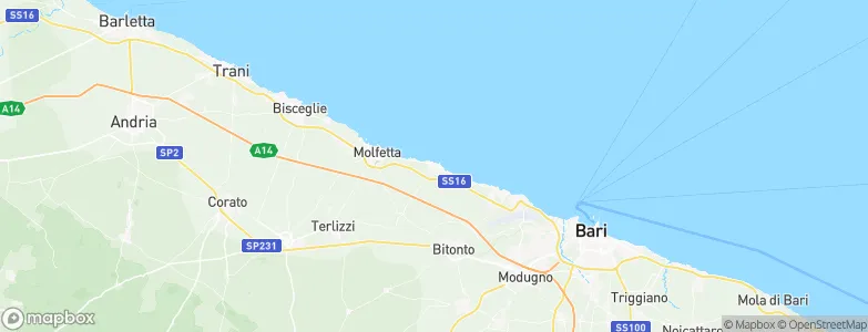Giovinazzo, Italy Map