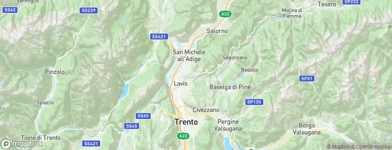 Giovo, Italy Map