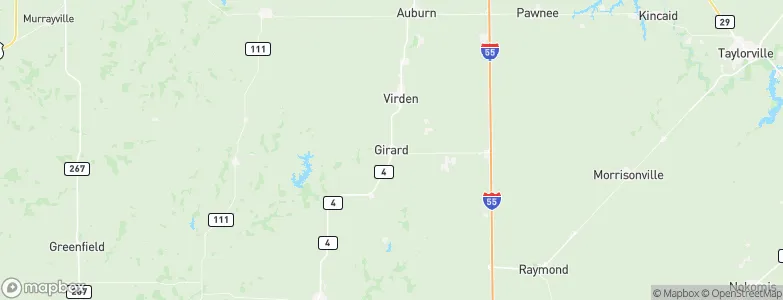 Girard, United States Map