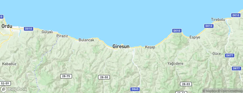 Giresun, Turkey Map