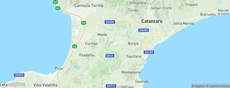 Girifalco, Italy Map