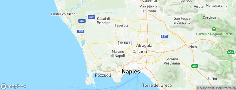 Giugliano in Campania, Italy Map
