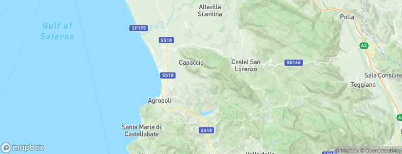 Giungano, Italy Map