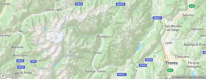 Giustino, Italy Map