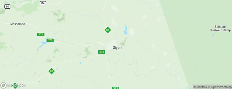 Giyani, South Africa Map