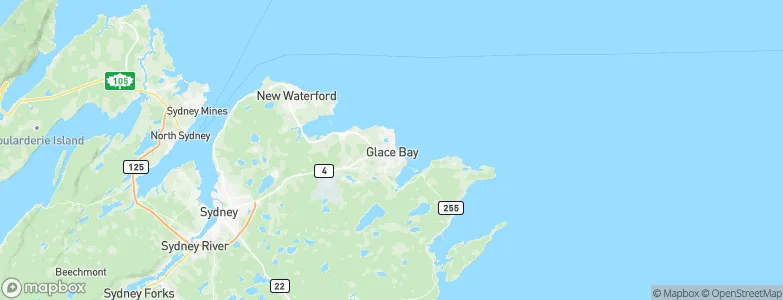 Glace Bay, Canada Map