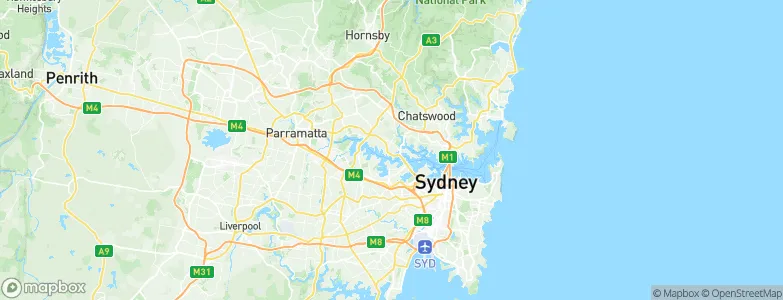 Gladesville, Australia Map