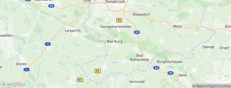 Glane, Germany Map