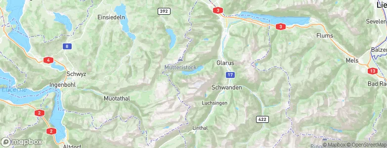 Glarus, Switzerland Map