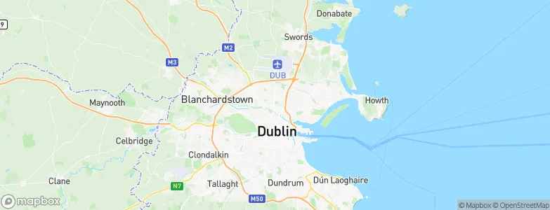 Glasnevin, Ireland Map