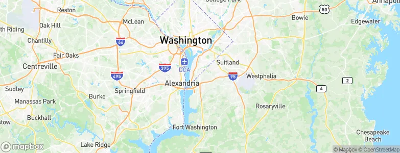 Glassmanor, United States Map
