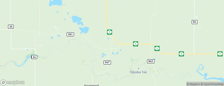 Gleichen, Canada Map