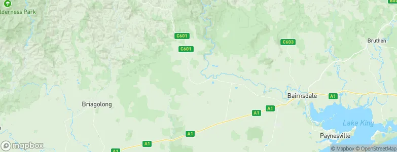 Glenaladale, Australia Map