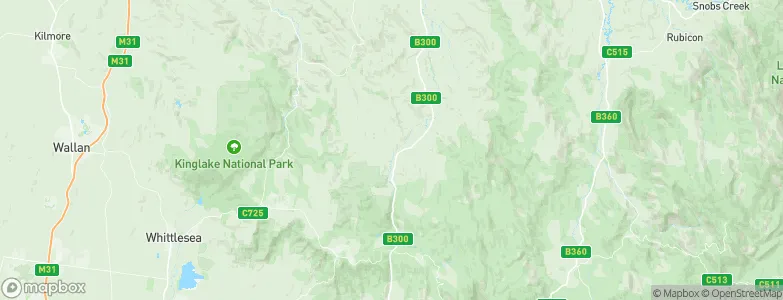 Glenburn, Australia Map
