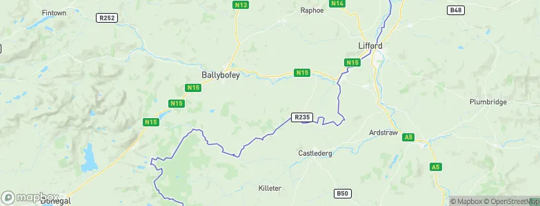Gleneely, Ireland Map