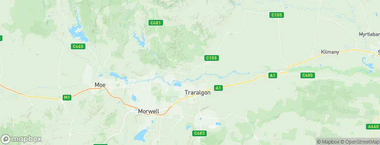 Glengarry West, Australia Map