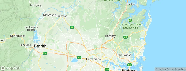 Glenhaven, Australia Map