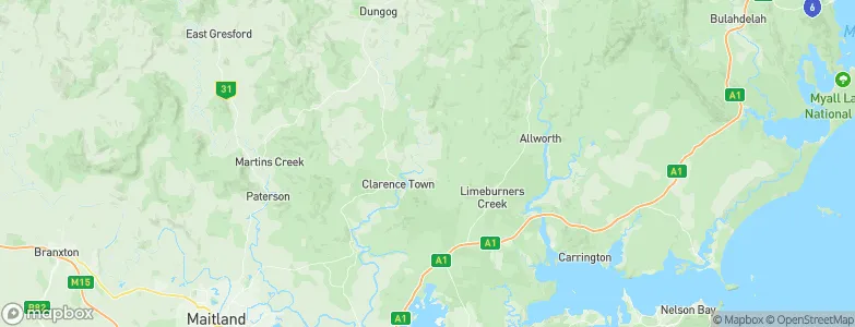 Glenmartin, Australia Map