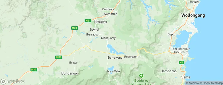 Glenquarry, Australia Map