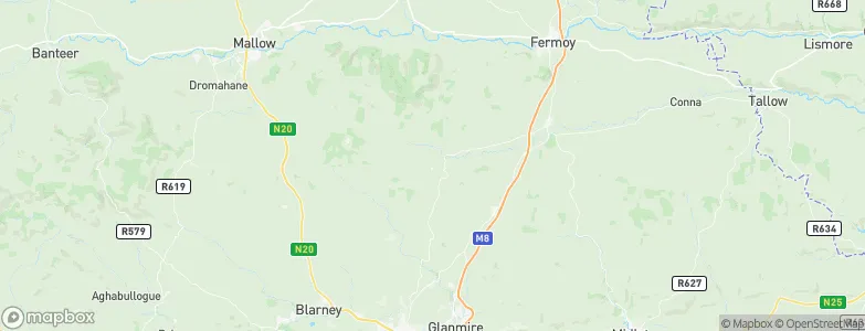 Glenville, Ireland Map